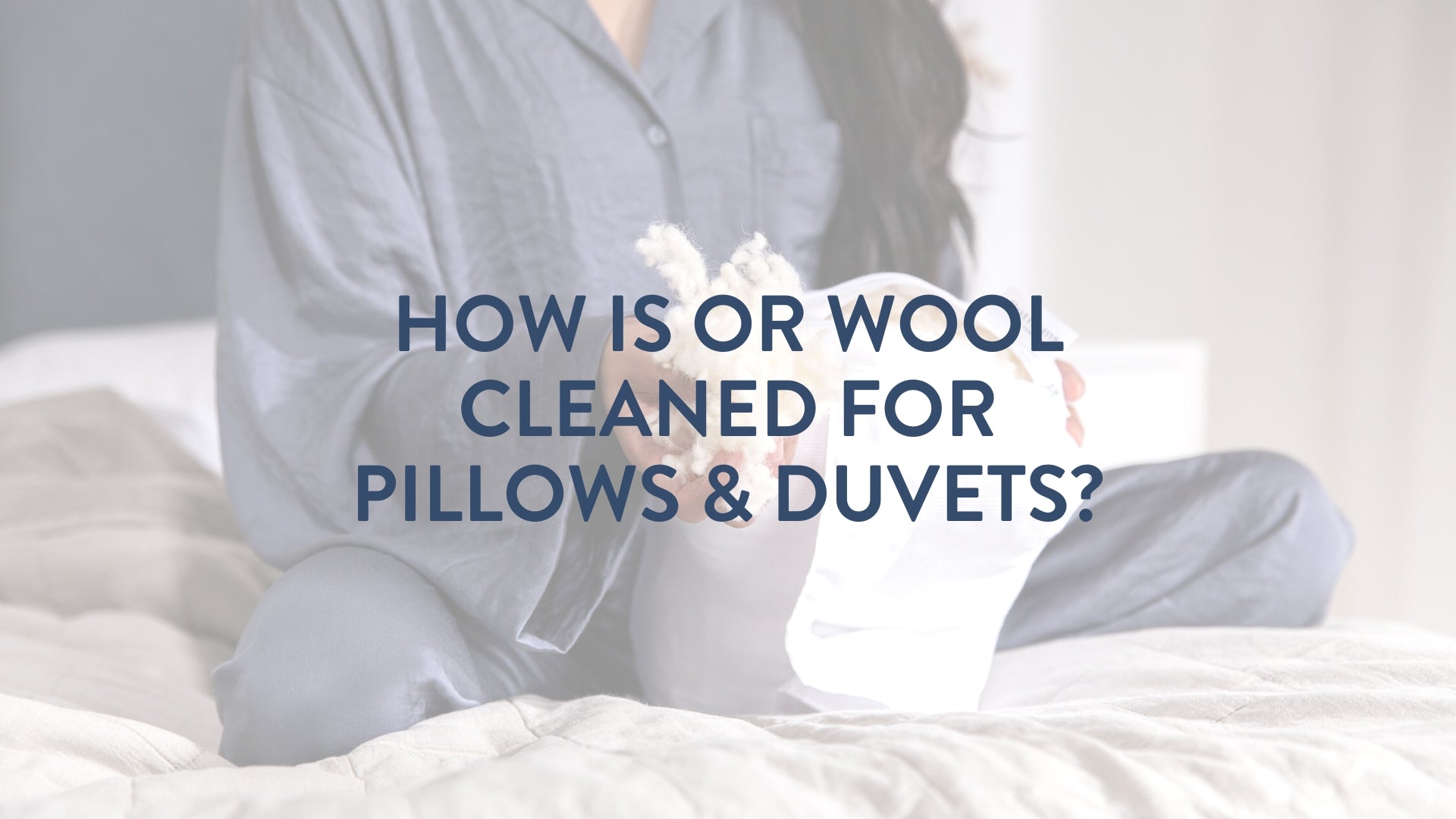 How to outlet wash wool pillows