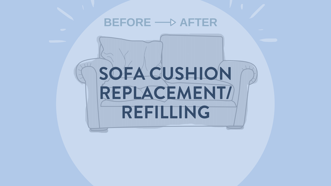 Sofa Cushion Replacement & Refilling Service UK - Foam, Fibre & Stockinette | Putnams