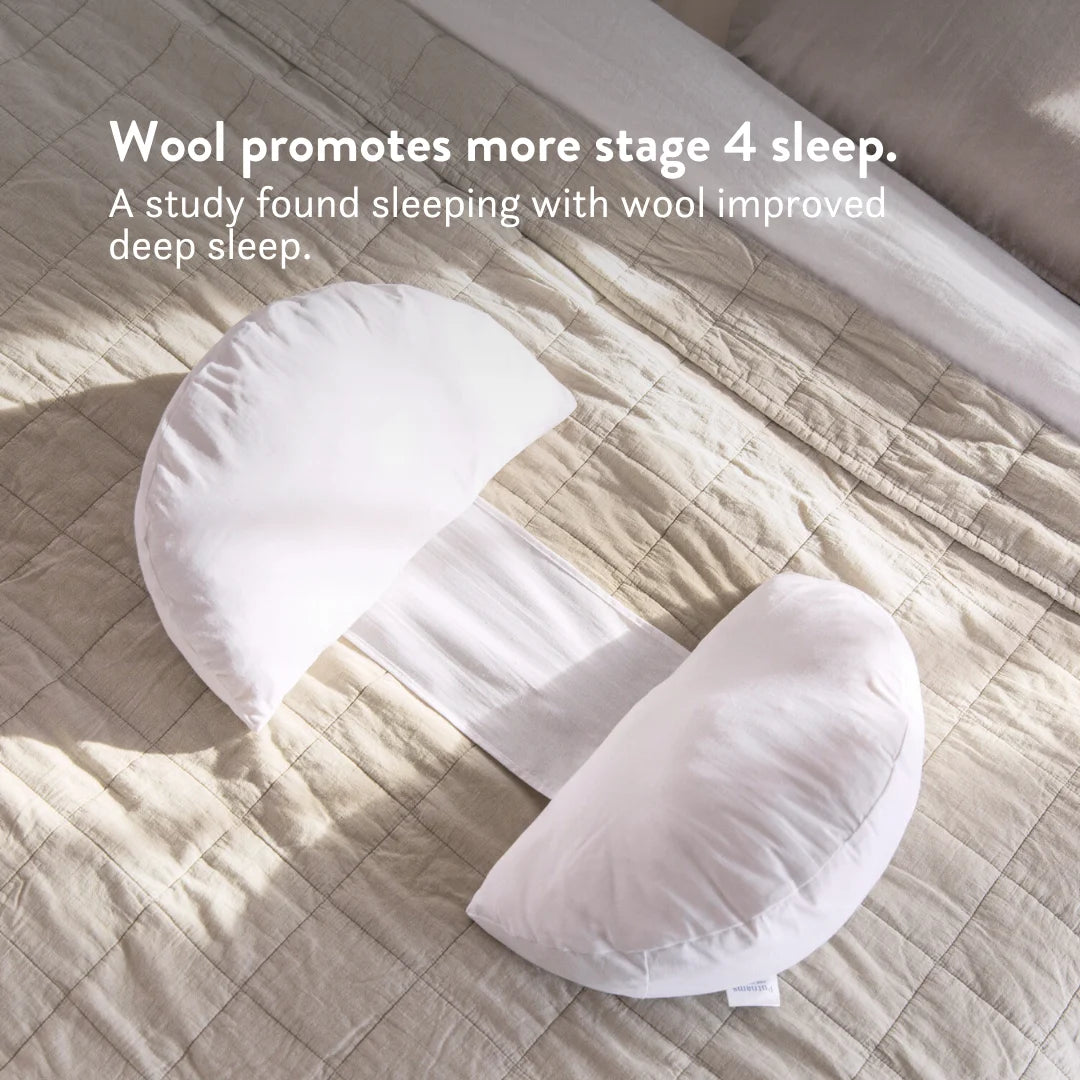 Wool promotes more stage 4 sleep. A study found sleeping with wool improves deep sleep.
