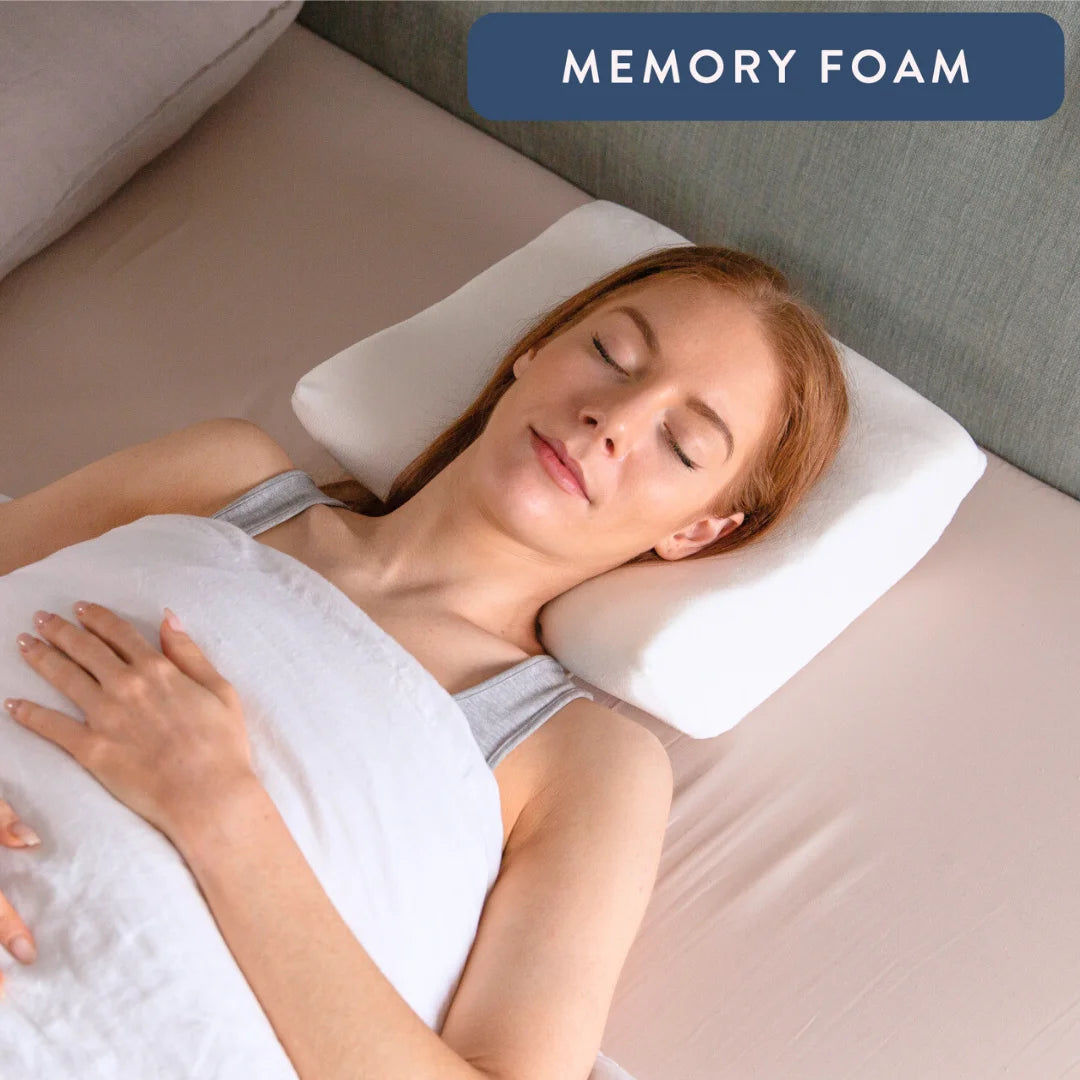 Memory foam pillow for back pain best sale
