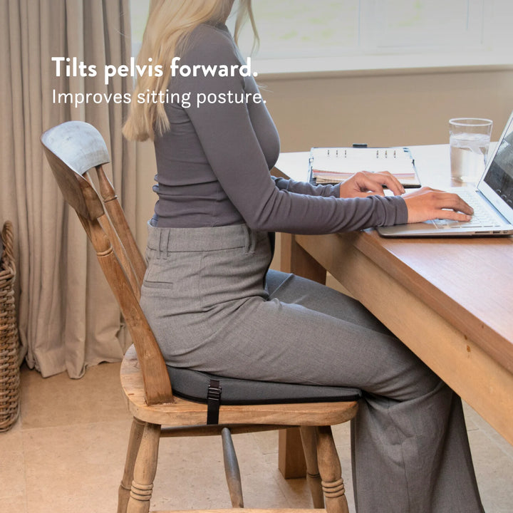 Car wedge cushion 8° Degree Sitting Wedge (3") with Coccyx Cut Out high density foam