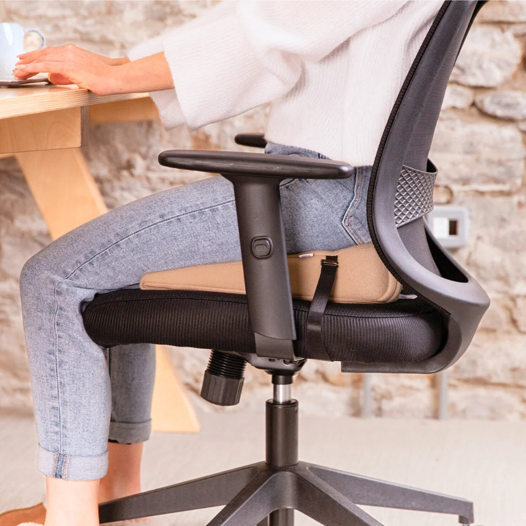 Car seat sitting wedge cushion office posture corrector with coccyx cut out 11° Degree Wedge Coccyx Cut Out - Putnams