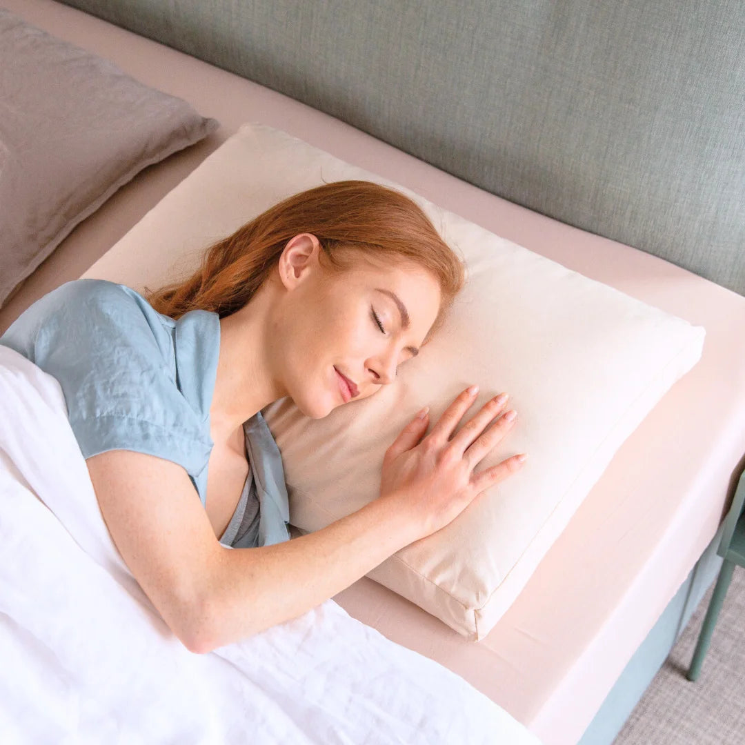 Organic Buckwheat Hull Pillow 100 Cotton Cover