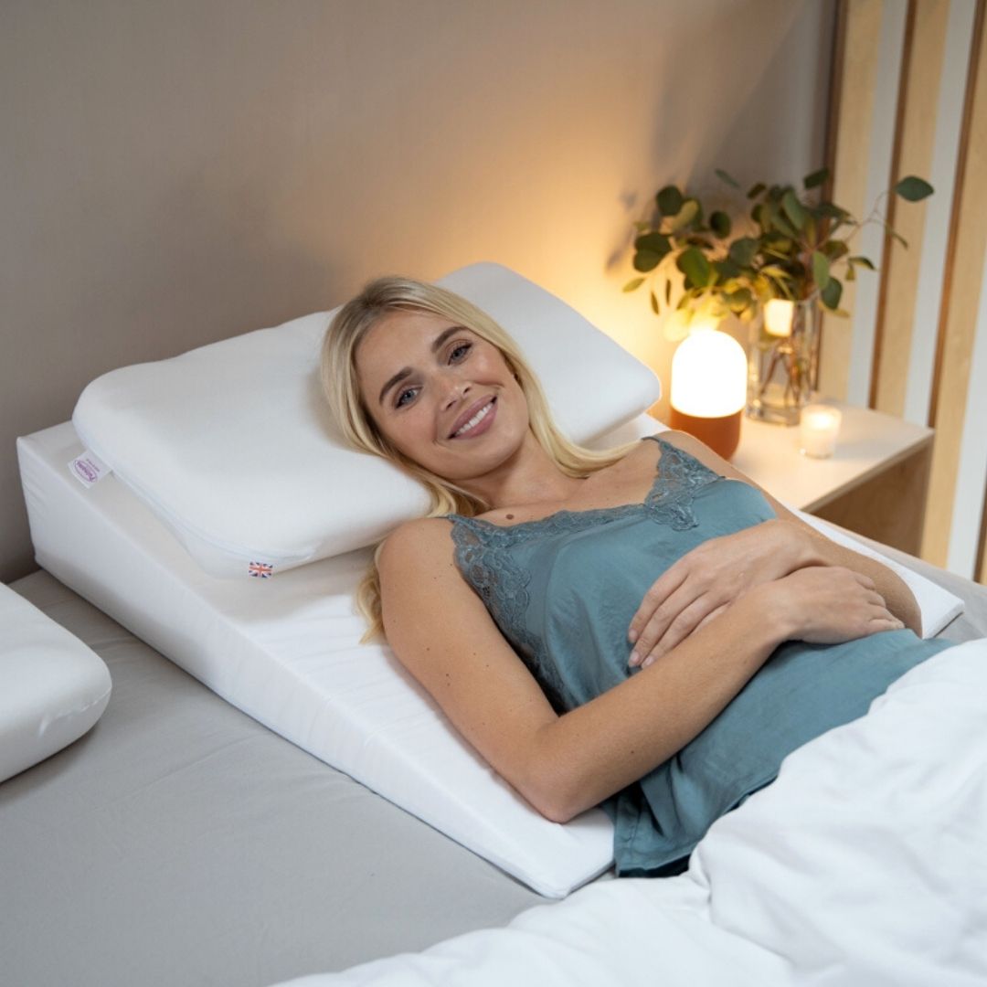 Reflux Wedge Pillow For Better Breathing Multi-Position Elevated