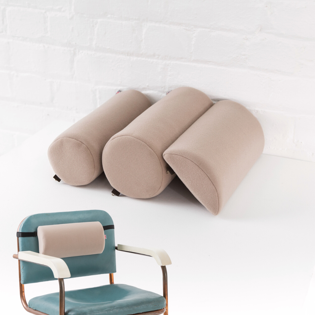 Back support for outlet working from home