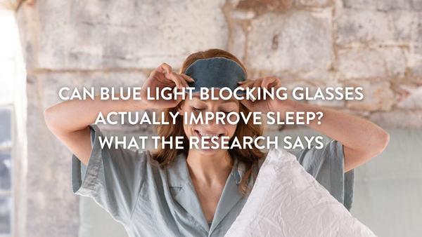 Person getting ready for bed putting a sleep mask on to avoid the bright lights