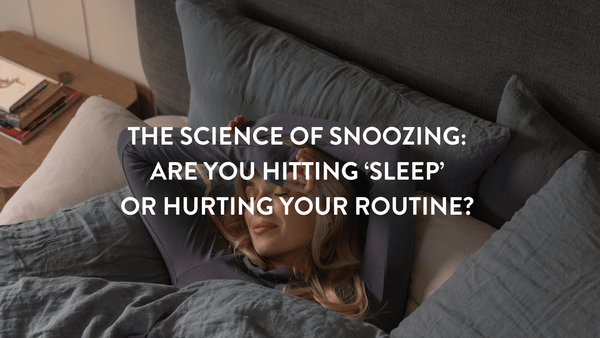 Person waking up in the morning 