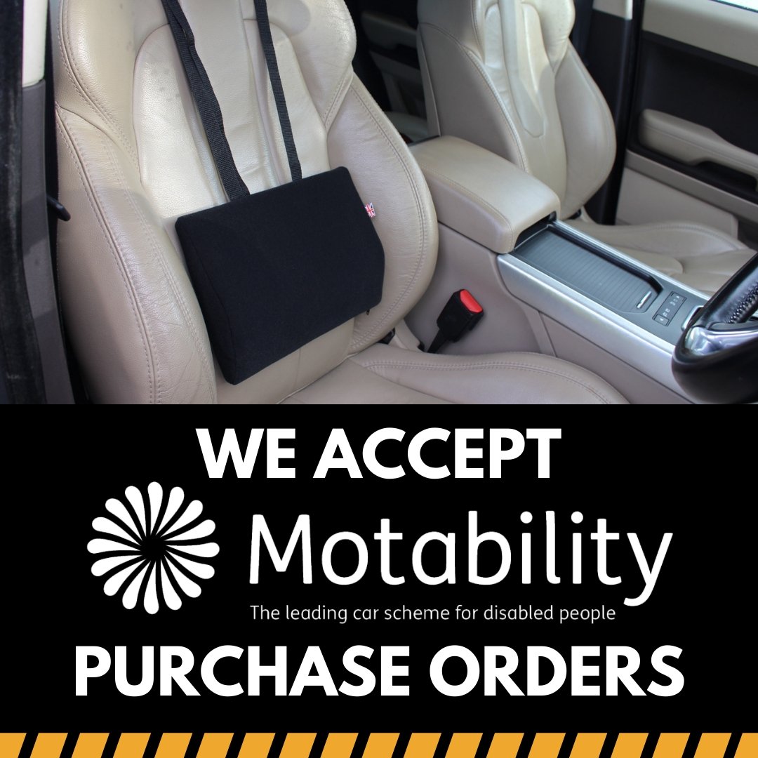 We Accept Motability Purchase Orders for Wedges, Cushions & Back-rests | Putnams