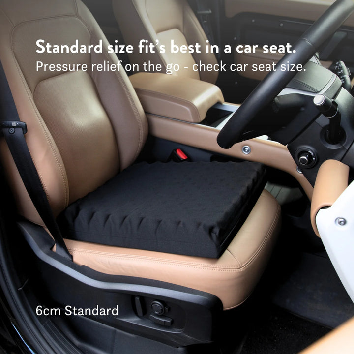 Bonyparts Sero Pressure Cushion - muscle wasting bony bums weight loss. For Office, dining room, car, sofa and arm chairs. Handmade in the UK with a 2 year guarantee. Cover included. High density foam.