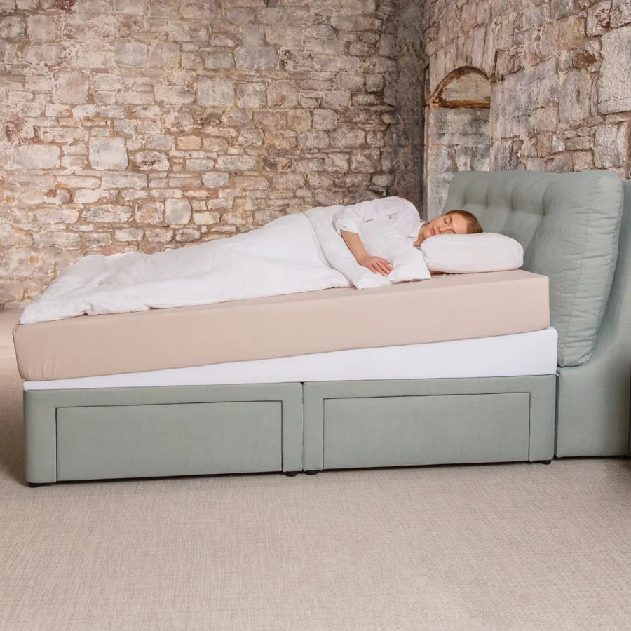 Inclined Bed Therapy Wedge single double king super king under mattress full size bed sleep acid reflux