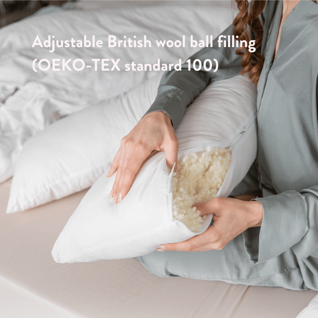 Wool filled pillows deals uk