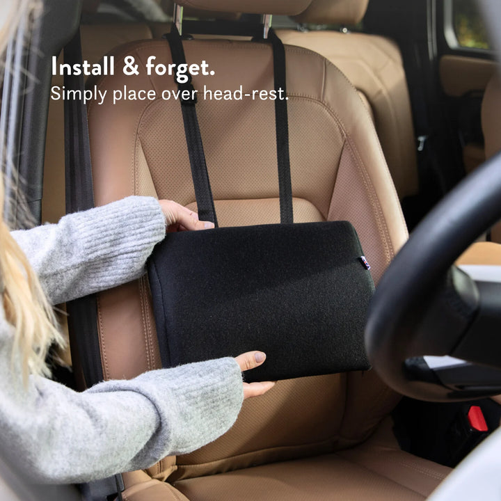 Duo Car Back Support Cushion - Lumbar support pillow Memory Foam - Putnams