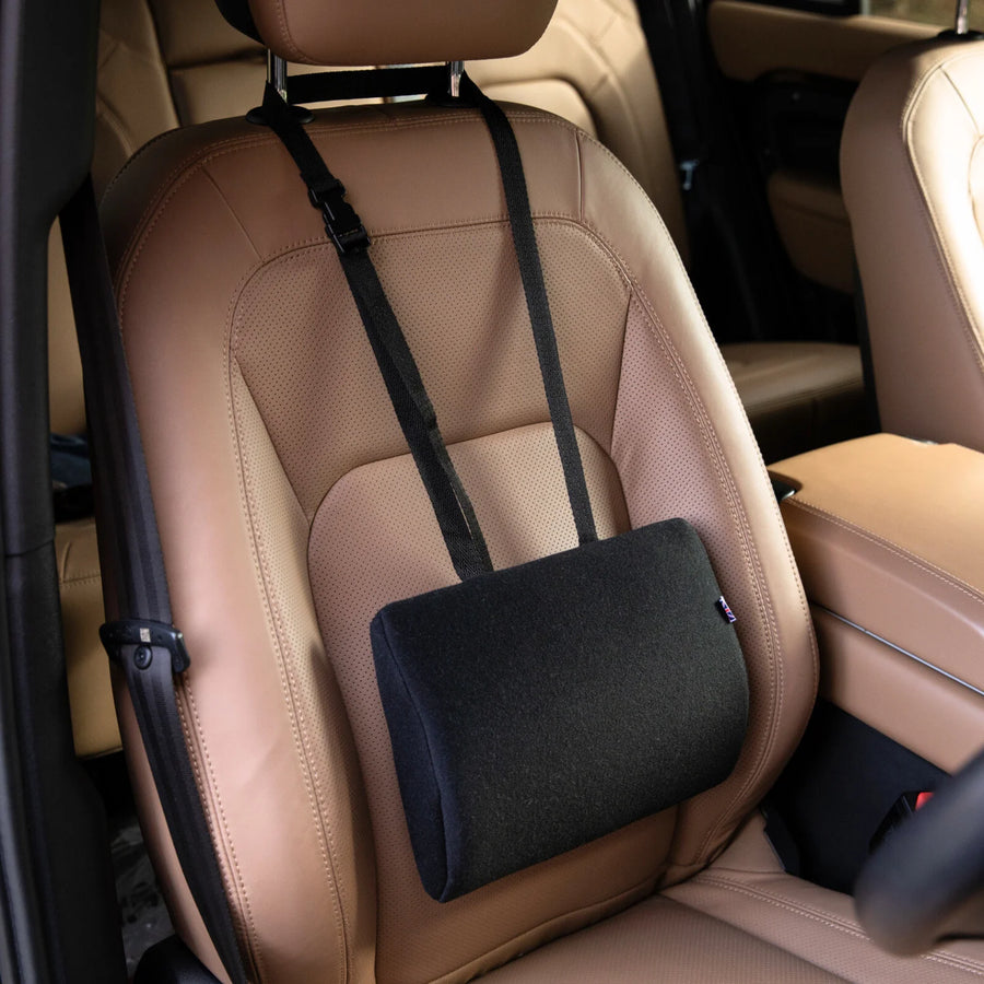 Duo Car Back Support Cushion - Lumbar support pillow Memory Foam - Putnams