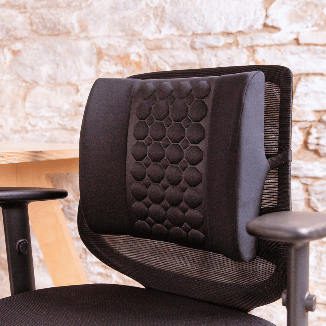 Massaging lumbar support best sale