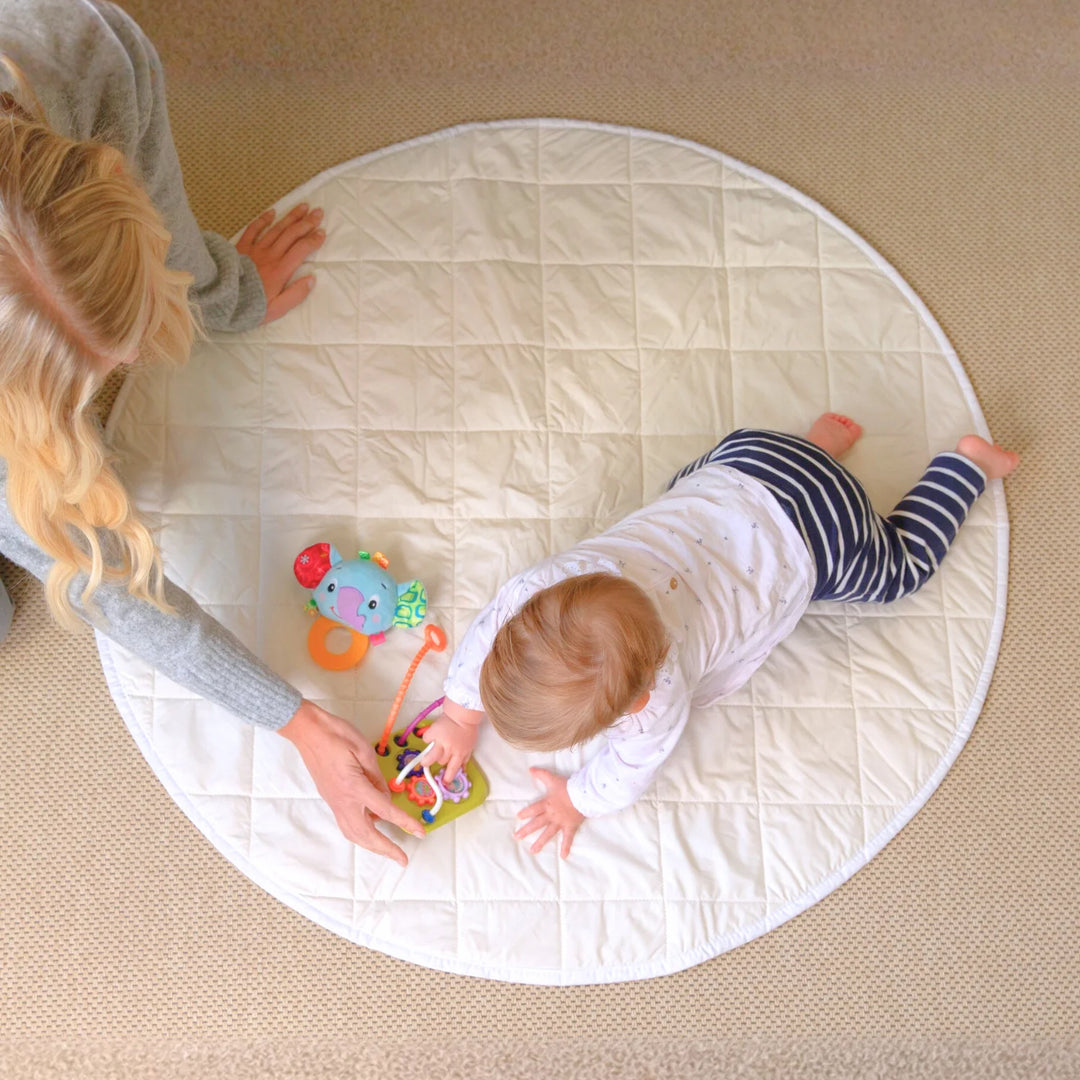 Organic Baby Playmat - 100% Cotton & Washable British Wool Plastic free circular