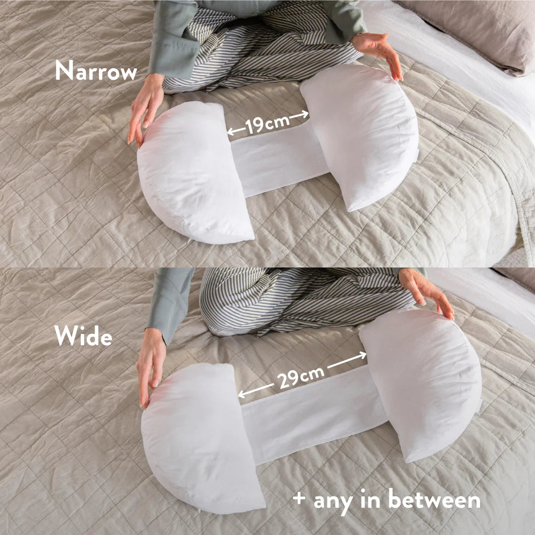 thumbnail image 2 of Butterfly Pregnancy Pillow Pregnancy Body Pillow - Detachable 3-Piece Maternity Support For Back, Hips & Belly (Includes Washable Cover) Baby Bub Pillow 2 of 12