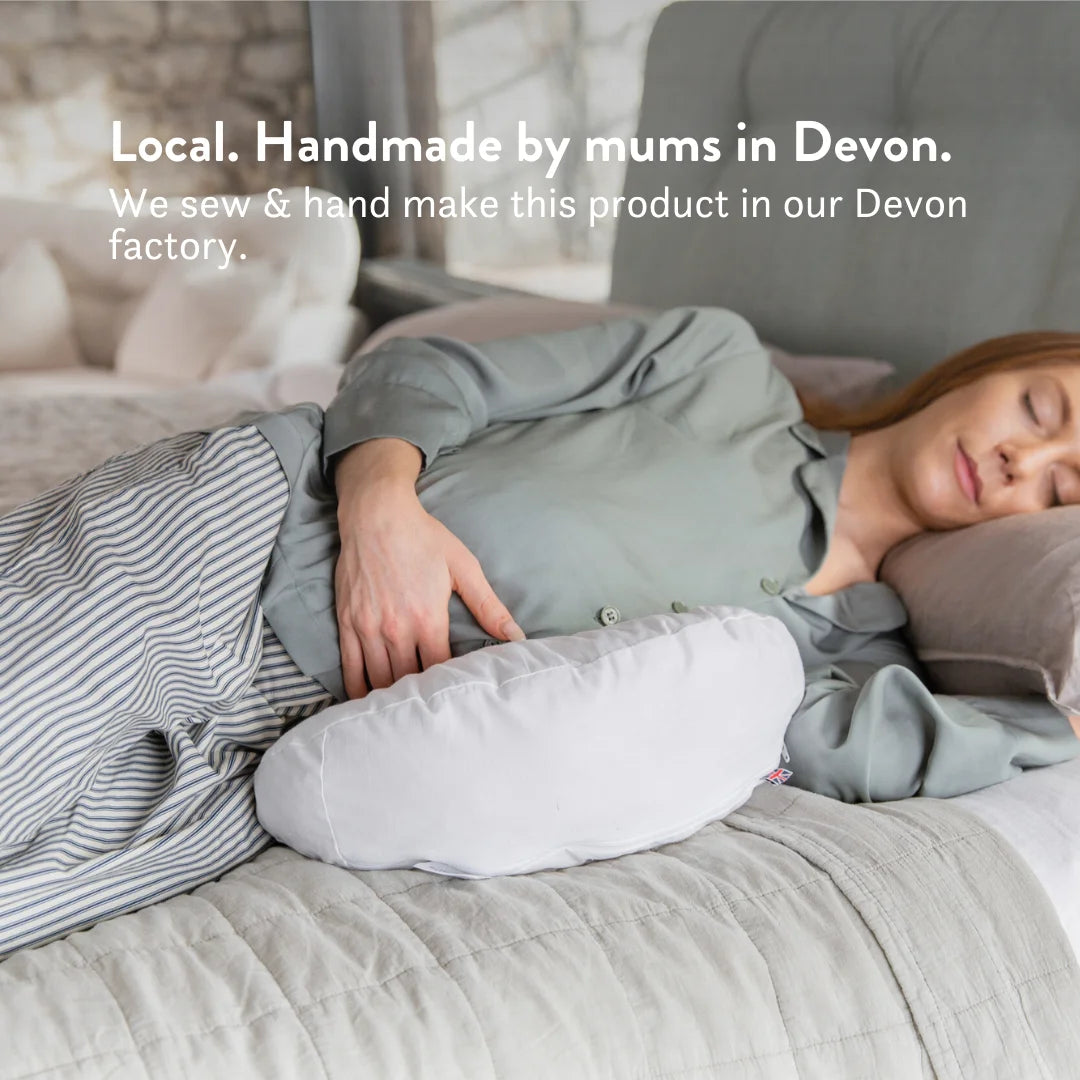 Pregnancy Back Bump Pillow British Wool Side Sleeping – Putnams