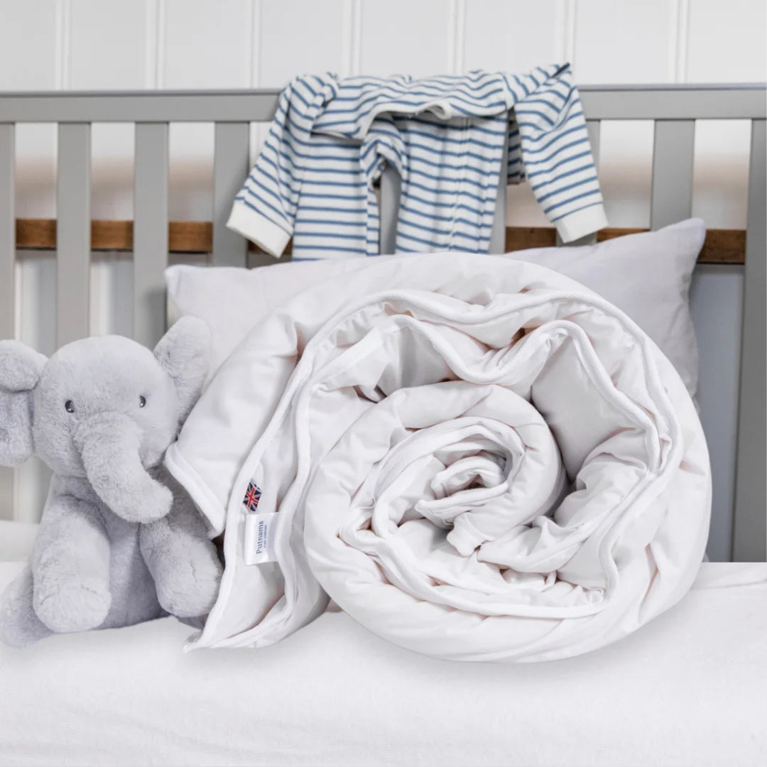 British Wool Duvet for Toddler Cot Bed Organic Hypoallergenic