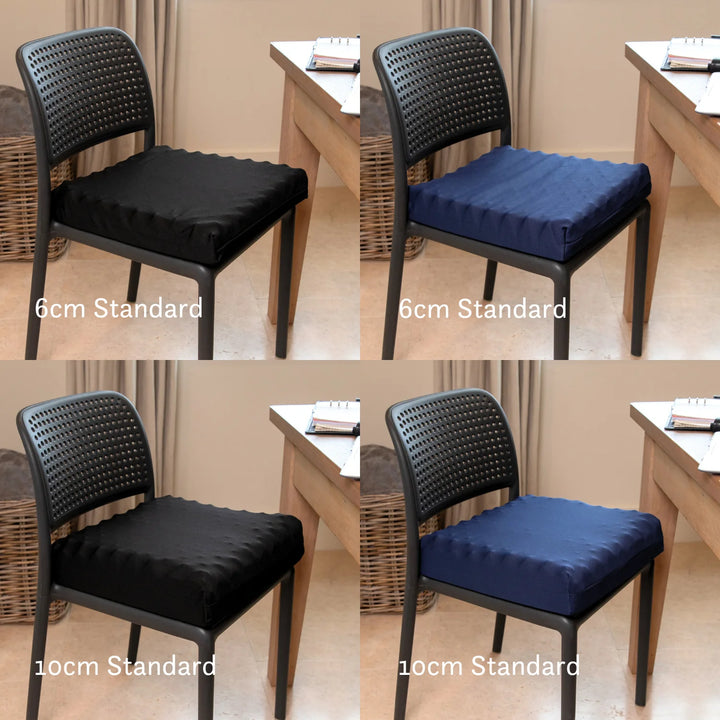 Sero Pressure Cushion - Pressure relief cushion for car office armchair dining chair Black Navy blue - Putnams