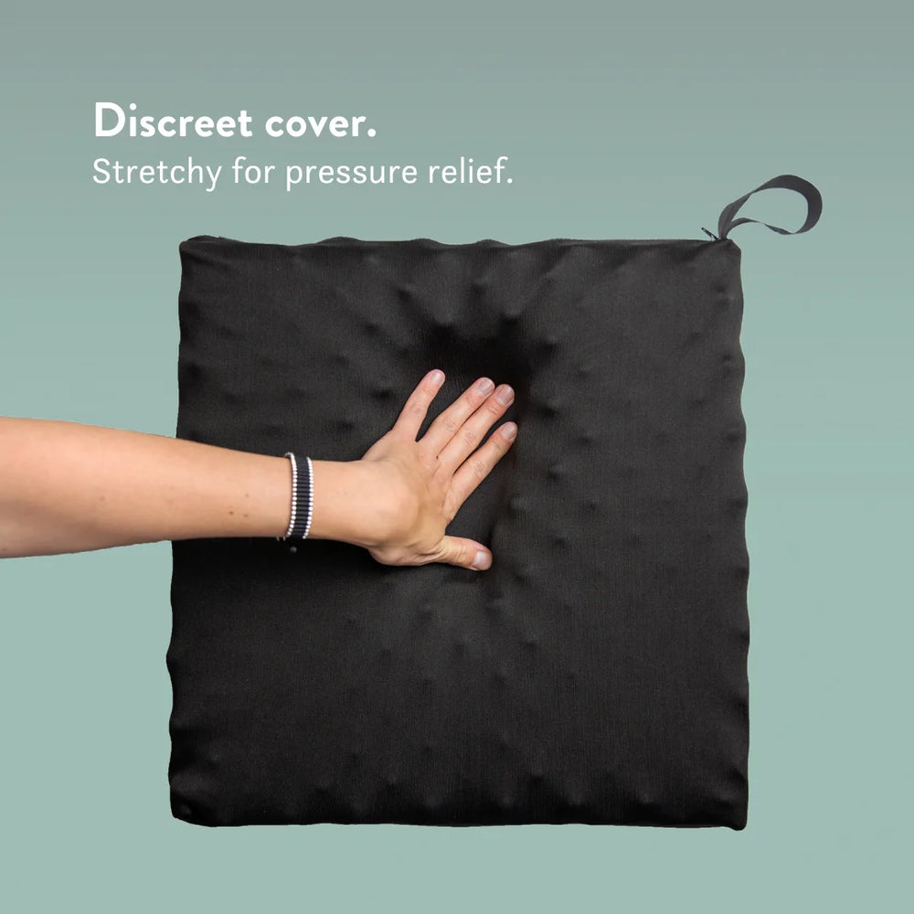 Vulva Pressure Relief Cushion (Vulvodynia) cut out with discreet cover