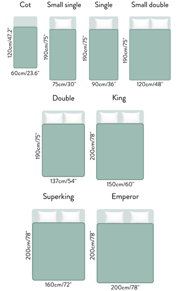UK Bed Sizes - Bed & Mattress Guide – Putnams