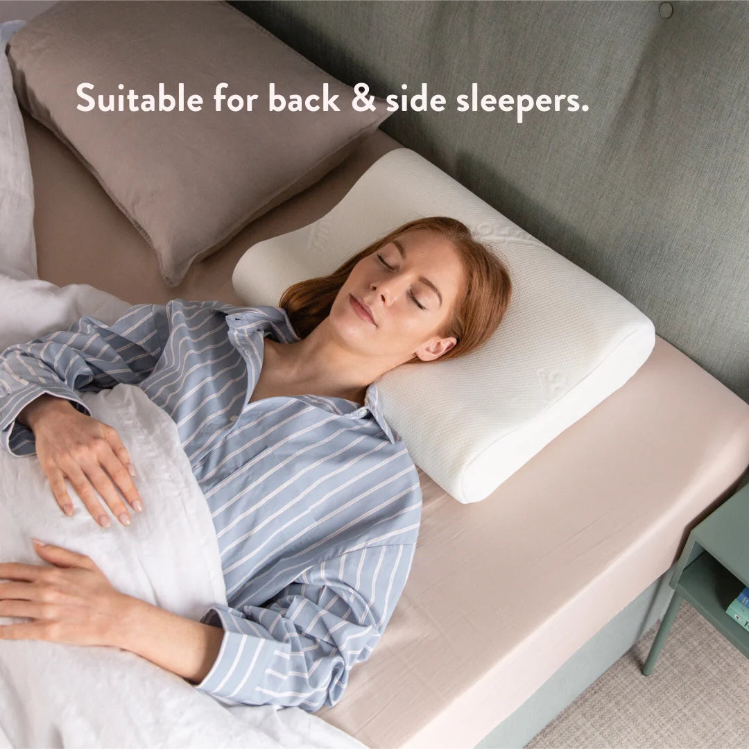 Contour pillow top for snoring