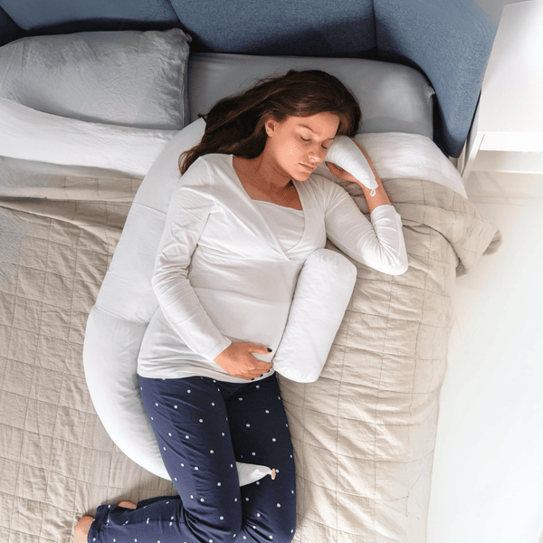 PASUKTER 2-in-1 Pregnancy & Nursing Pillow - Versatile Body Pillow For Side Sleeping Support, With 100% Cotton Removable Cover-1160719