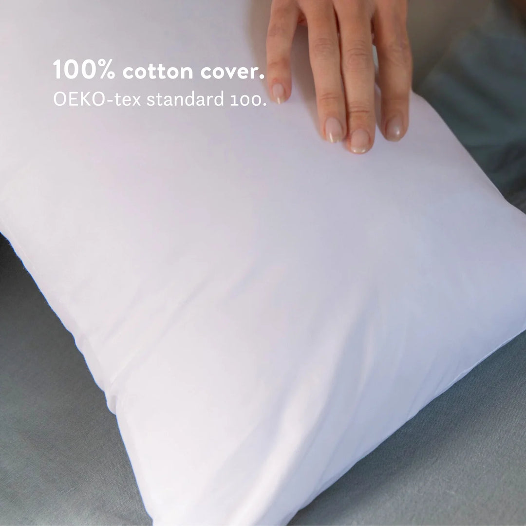 100% cotton v shaped pillow cover zipped removable Putnams