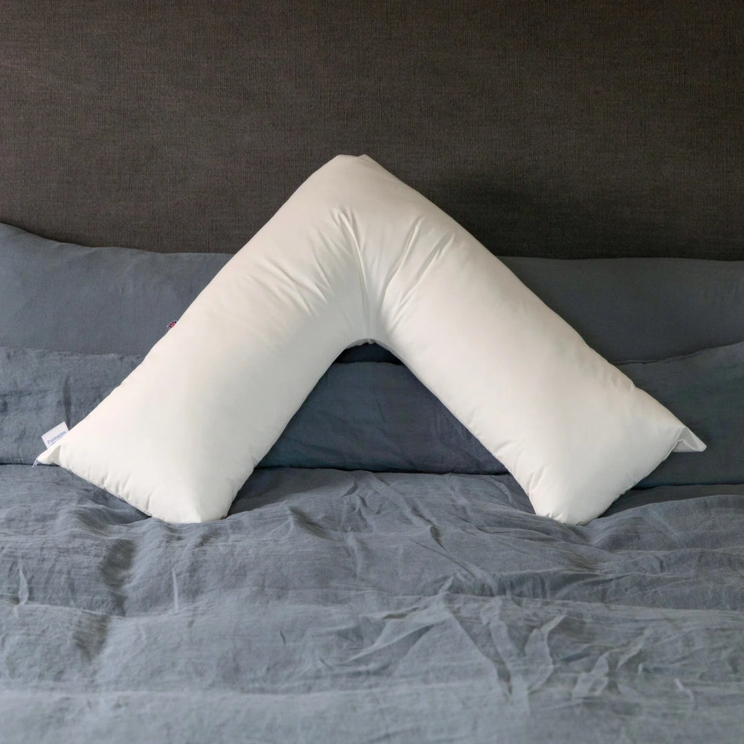 waterproof v shaped pillow cover zipped removable Putnams