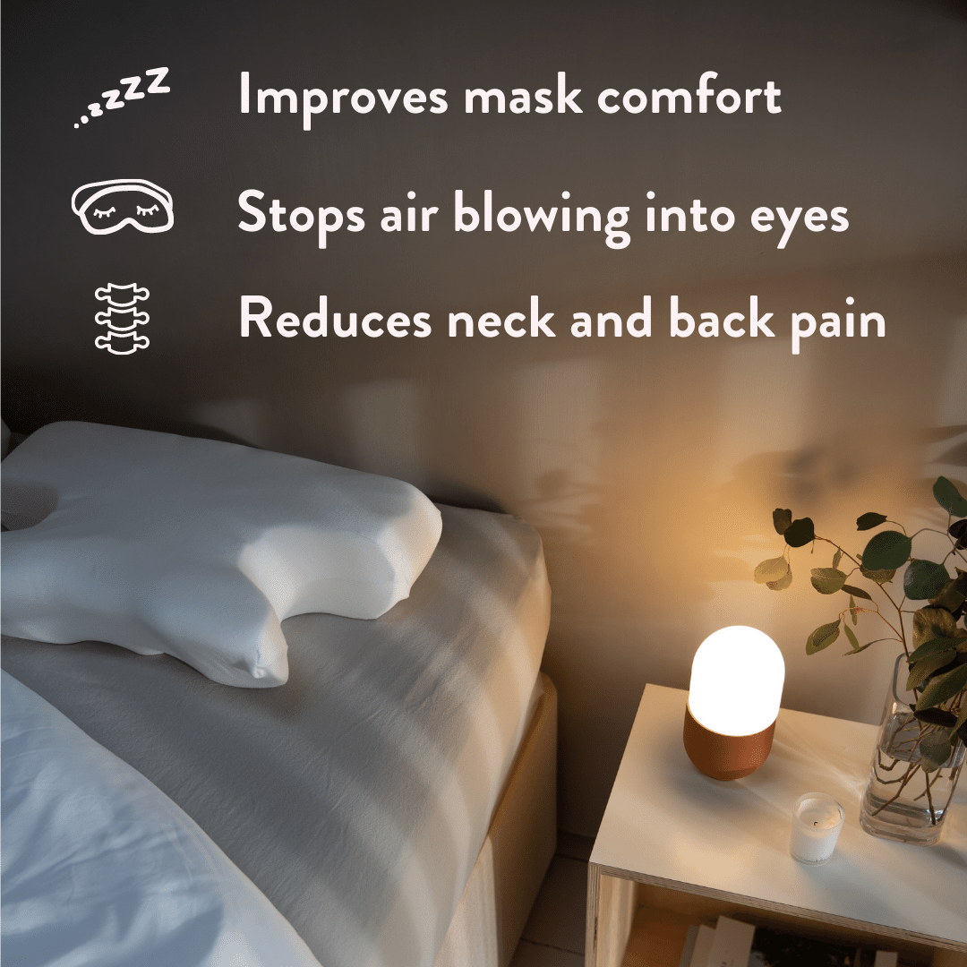 Memory Foam Advanced CPAP Pillow Sleep Apnea - Putnams blow out back neck shoulder pain