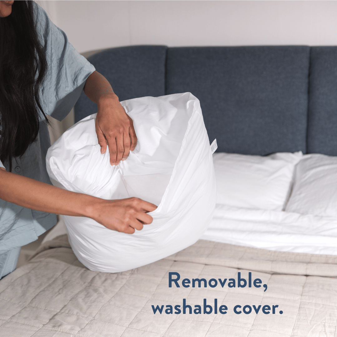 Long body top pillow cover