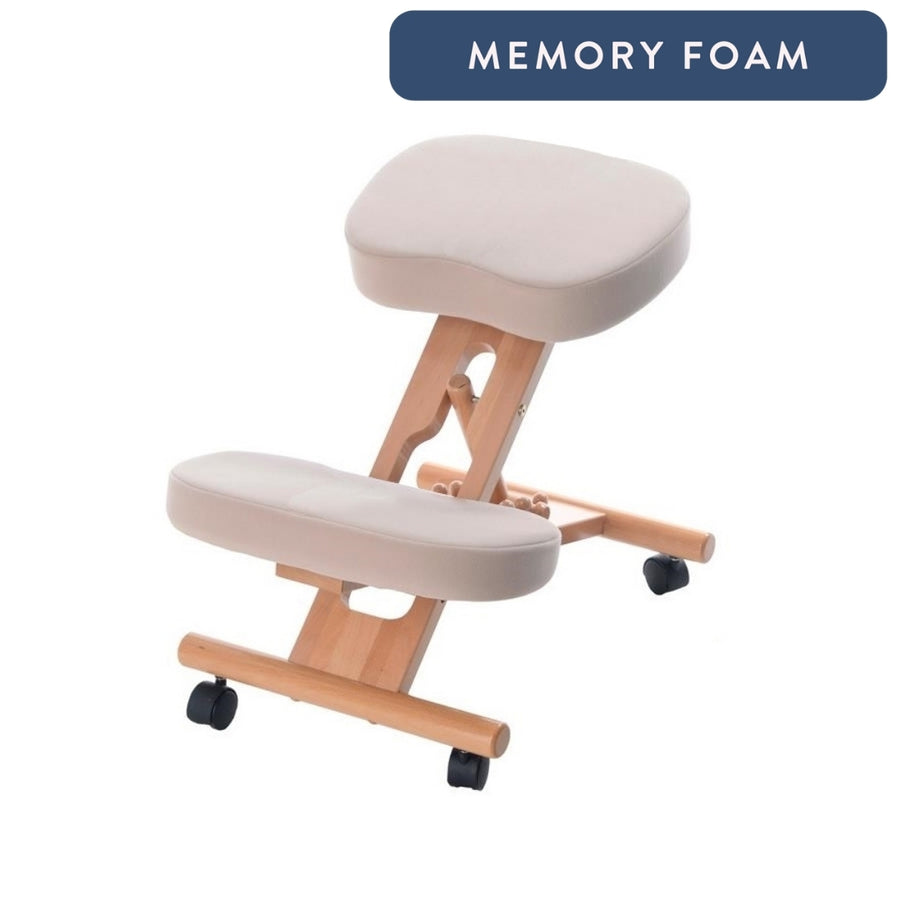 Memory Foam Kneeling Chair - Putnams designer architect posture back pain
