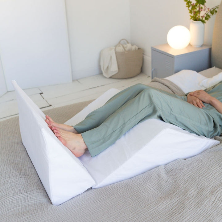 Anti-slip zero gravity Acid Reflux Bed Wedge - Putnams modular leg rest slide bed