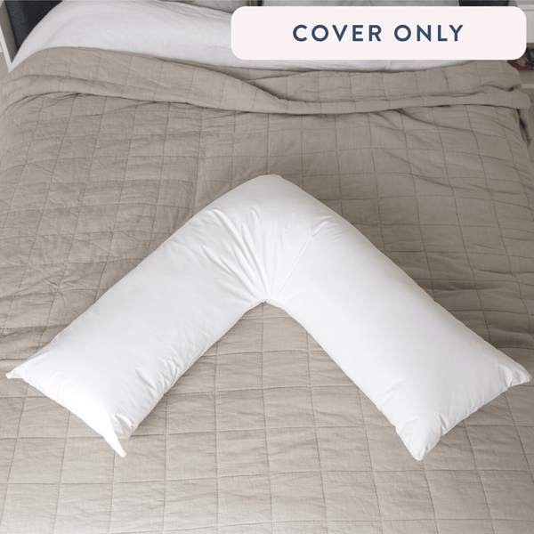 V pillow cover top